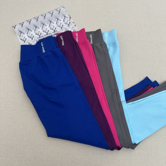 Yoga stretchable breathable tummy-reducing and hip-raising fitness pants，CL20-54-80