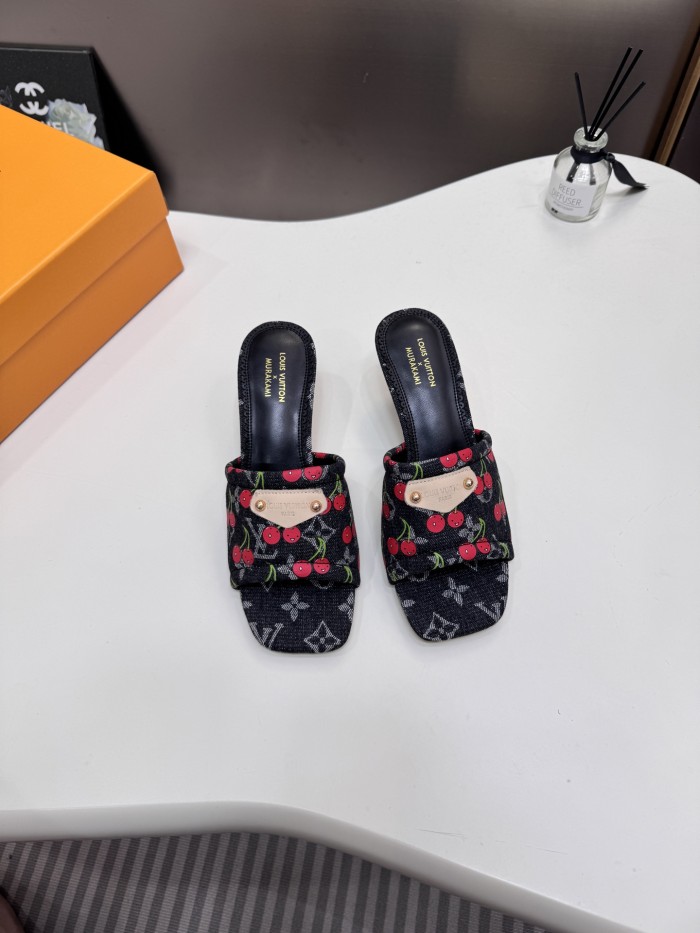 Women's high heel slippers shoes, size 35-42, SS60-3754
