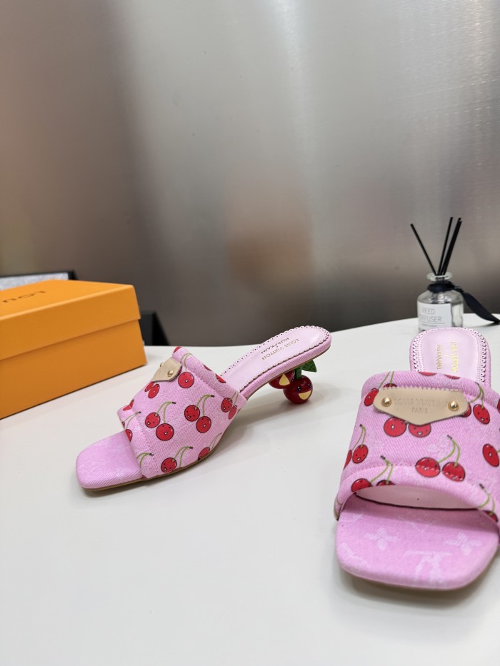Women's high heel slippers shoes, size 35-42, SS60-3757