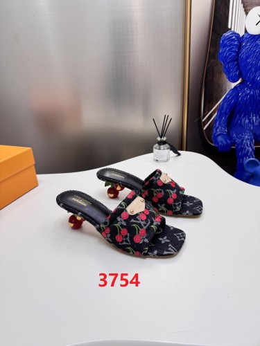 Women's high heel slippers shoes, size 35-42, SS60-3754