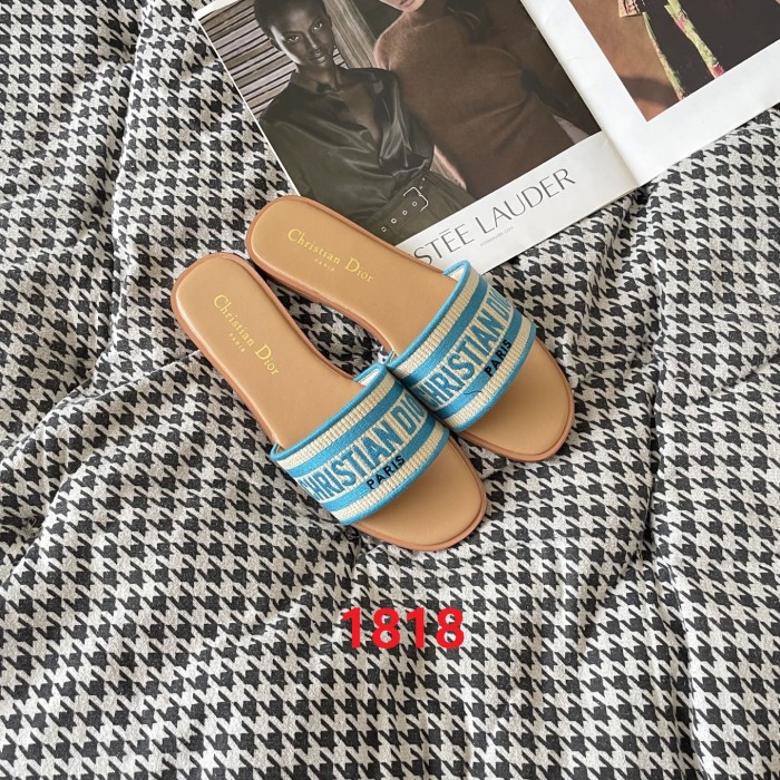 Women's flat slippers shoes, size 36-42, SS50-1818
