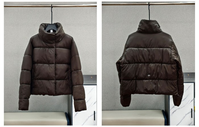 Women double-zipper down cotton coat clothes， CL88-116