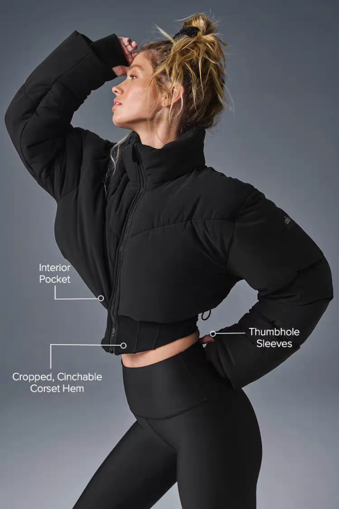 Women double-zipper down cotton coat clothes， CL88-115