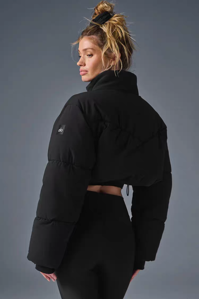Women double-zipper down cotton coat clothes， CL88-115