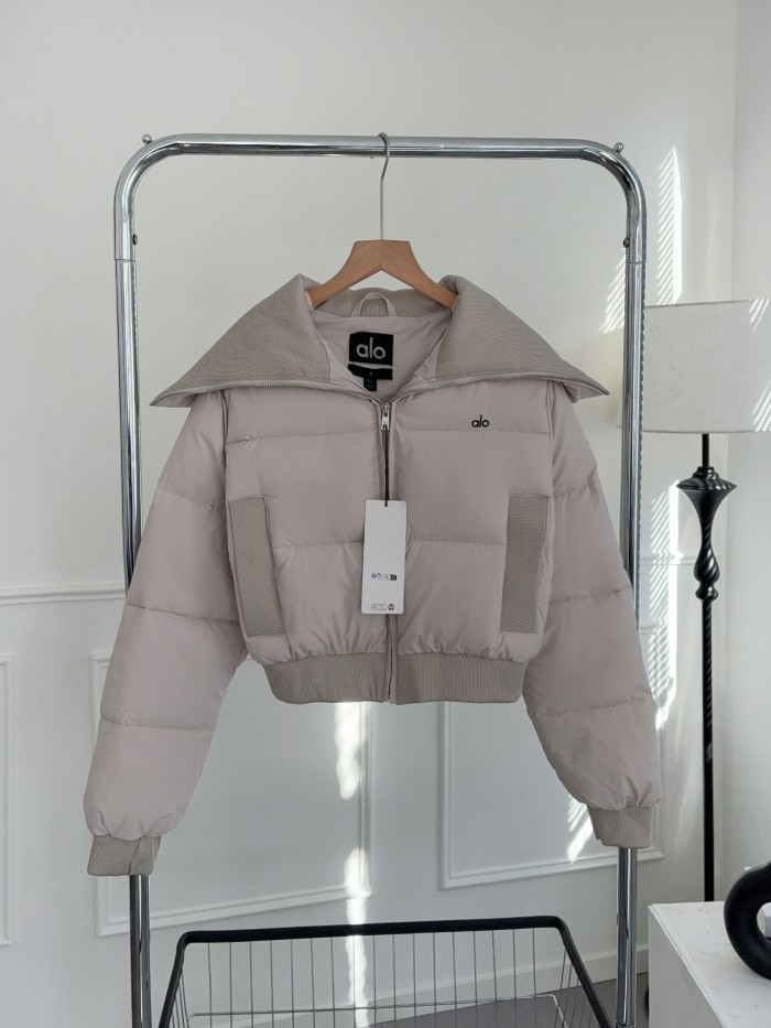 Women double-zipper down cotton coat clothes， CL88-114