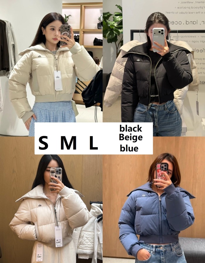 Women double-zipper down cotton coat clothes， CL88-114