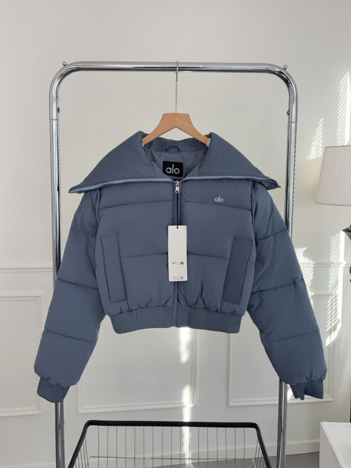 Women double-zipper down cotton coat clothes， CL88-114