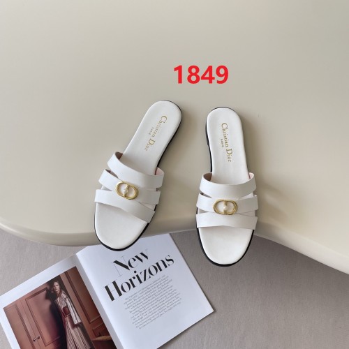 Women's flat slippers shoes, size 36-42, SS50-1849