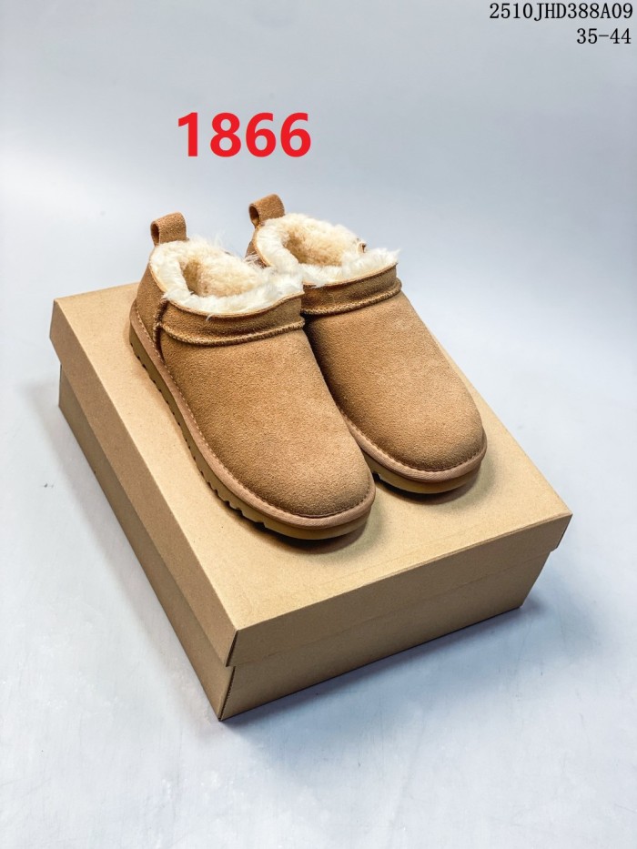Women's men fur shoes, size 35-44,  with box, SS50-1866
