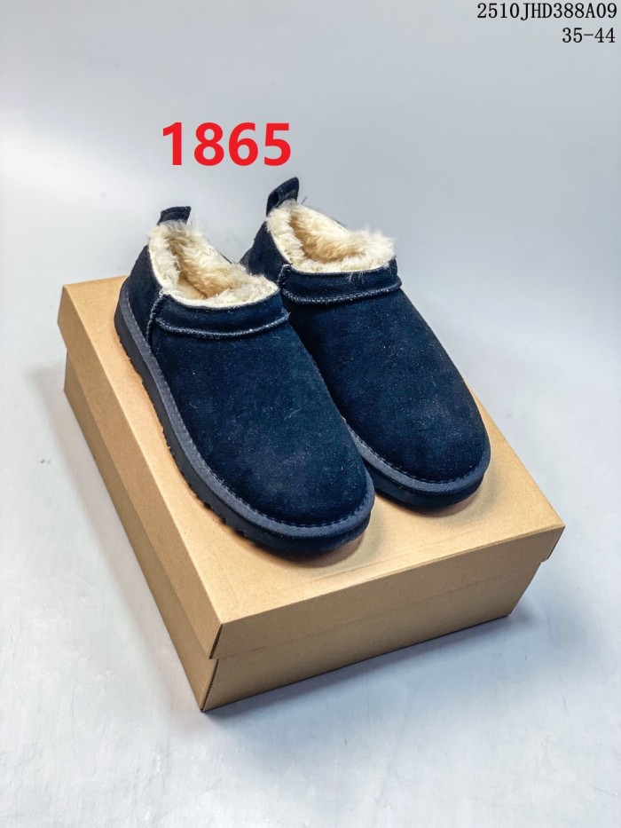 Women's men fur shoes, size 35-44,  with box, SS50-1865