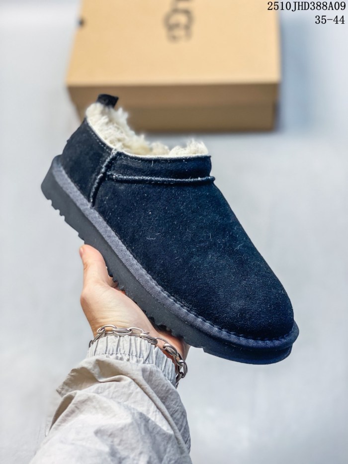 Women's men fur shoes, size 35-44,  with box, SS50-1865