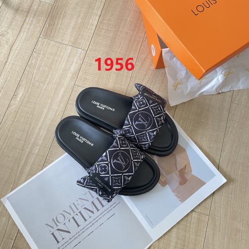 Women's men flat slippers shoes, size 35-45, SS50-1956