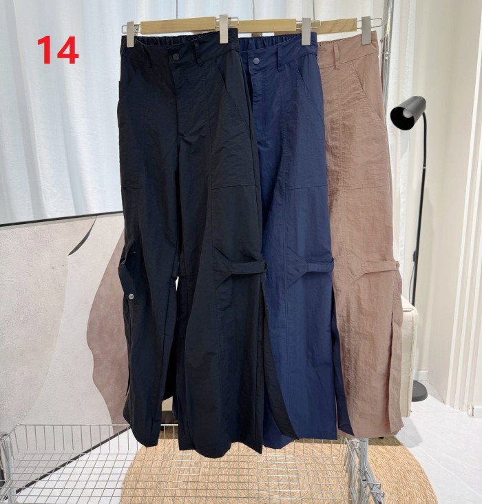 Woman Slit cargo pants clothes ，CL35-14