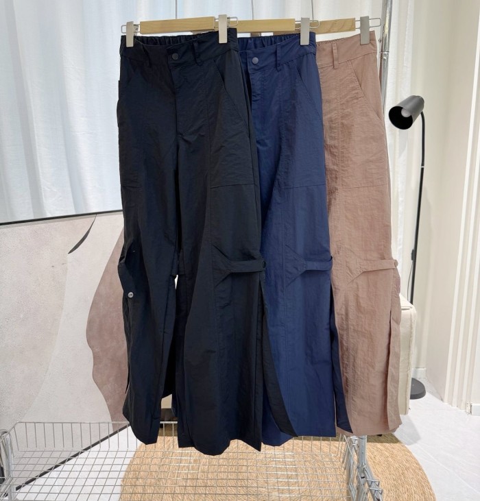 Woman Slit cargo pants clothes ，CL35-14