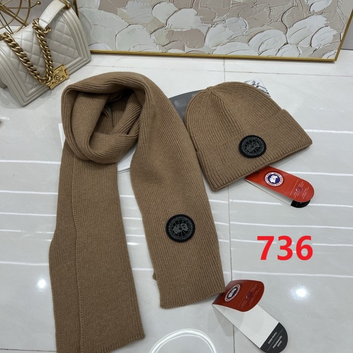 Cashmere cotton scarf and hat,no box. HX25-736-741