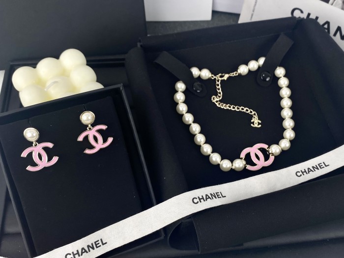 Earring necklace jewelry ,with box,  J25-238