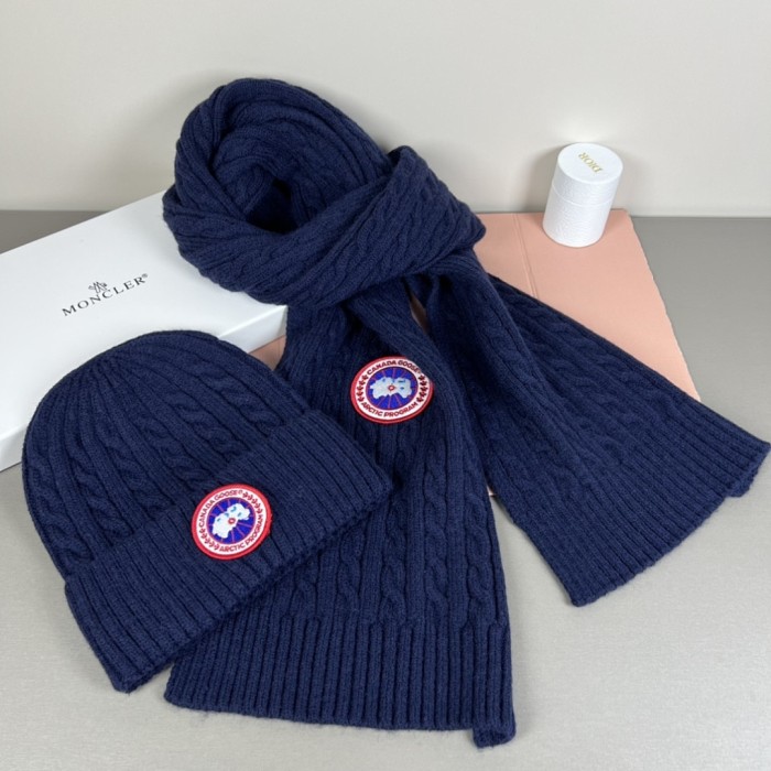 Cashmere cotton scarf and hat,no box. HX25-805-814
