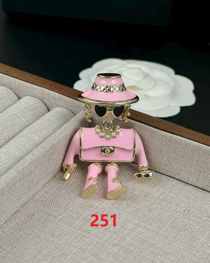 Brooch necklace jewelry ,with box, J25-251-252