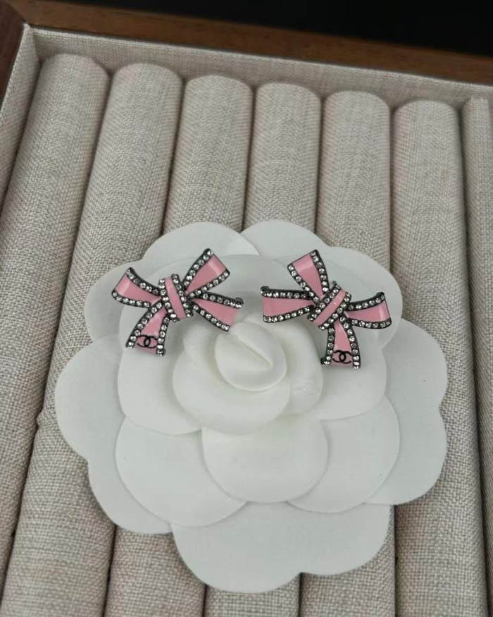 Earring brooch jewelry ,with box, J25-241-242