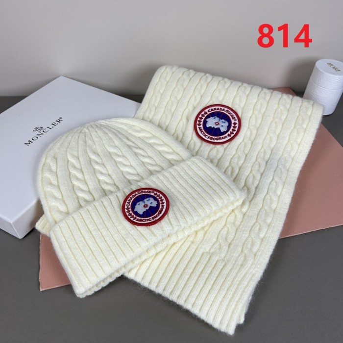 Cashmere cotton scarf and hat,no box. HX25-805-814