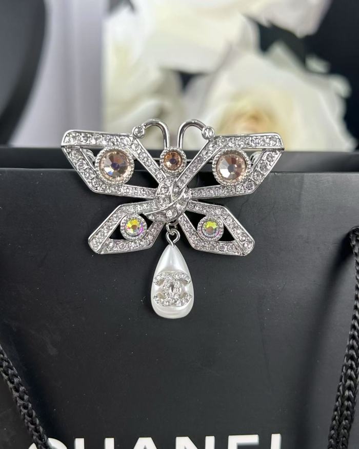 Earring brooch jewelry ,with box, J25-235
