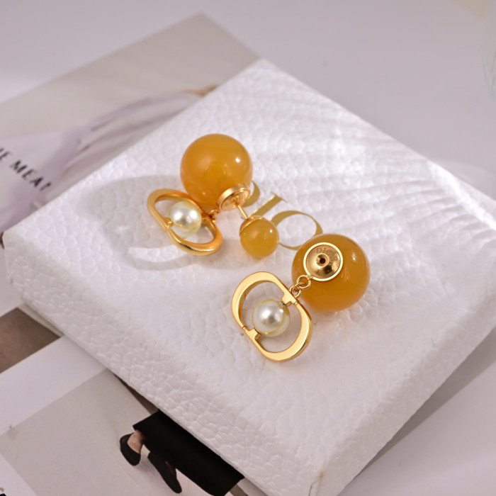 Earring jewelry ,with box,  J25-281