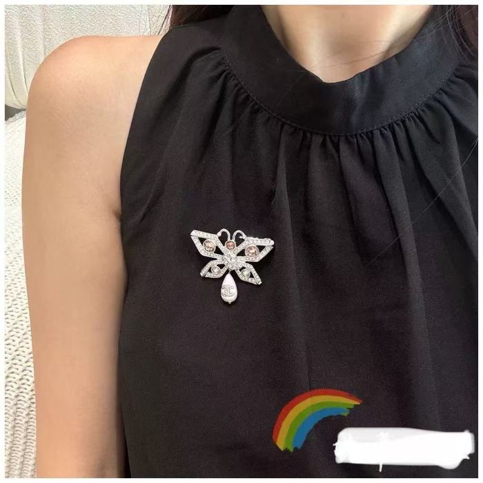 Earring brooch jewelry ,with box, J25-235