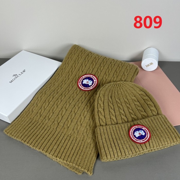 Cashmere cotton scarf and hat,no box. HX25-805-814