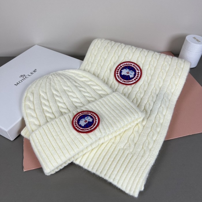 Cashmere cotton scarf and hat,no box. HX25-805-814