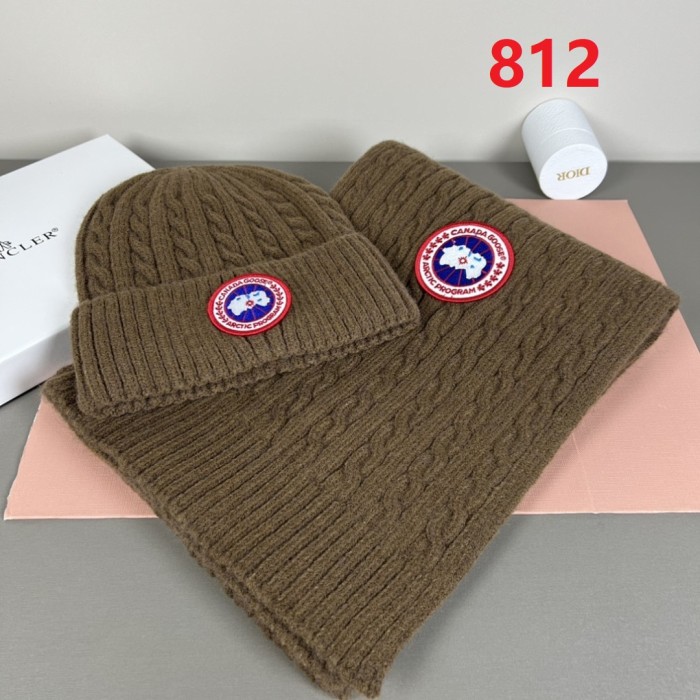 Cashmere cotton scarf and hat,no box. HX25-805-814