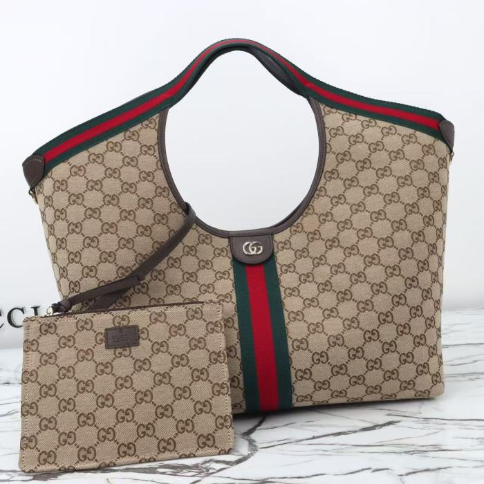 Leather canvas bag ,5A ,size 60*47*16cm,no box,  B110-442
