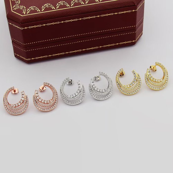 Earring jewelry ,with box,  J25-323-325