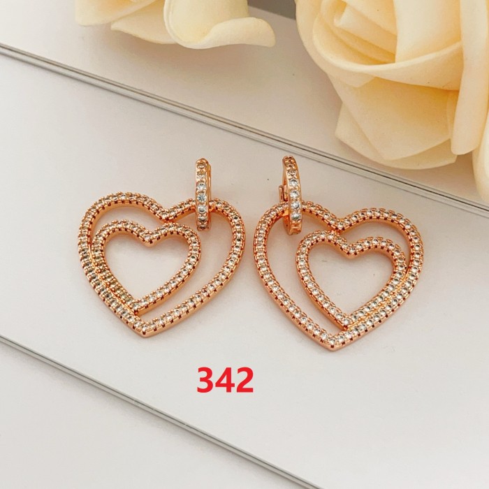Earring jewelry ,with box,  J25-342-343