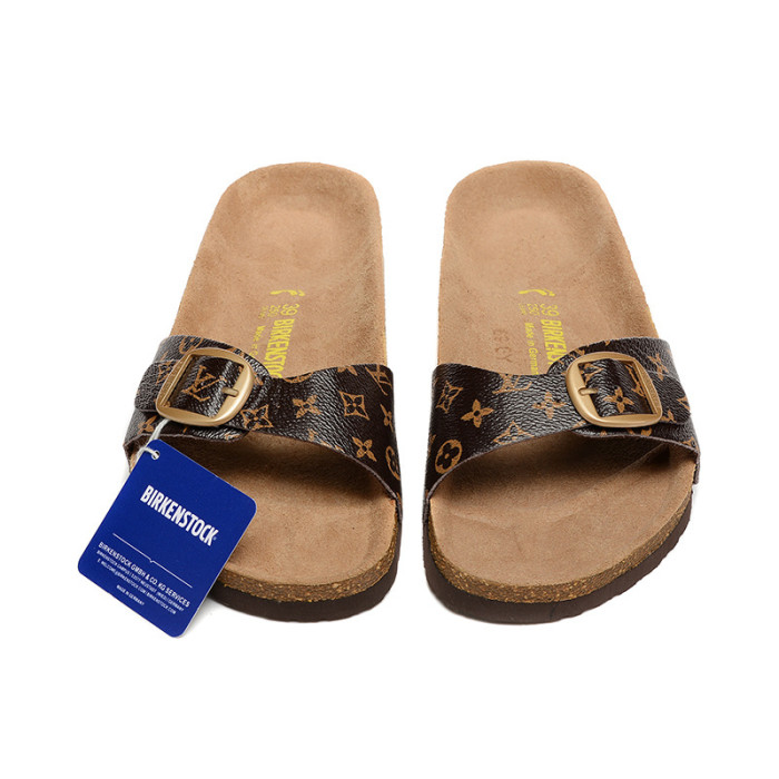 Men women cork vintage beach slippers casual slippers outside,with box,size 35-46, SS50-2001-2010