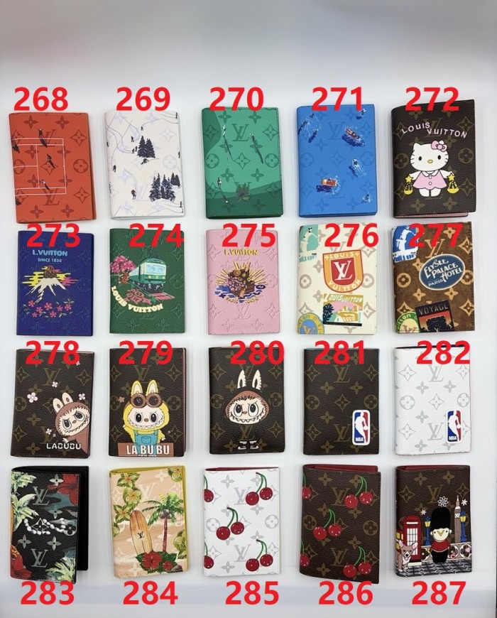 Split leather passport covers,AAAA,with box,size:10*14*2.5cm,B35-268-320