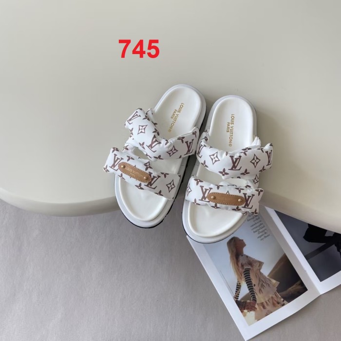 Women's men flat sandals,size 35-45, SS60-744-745