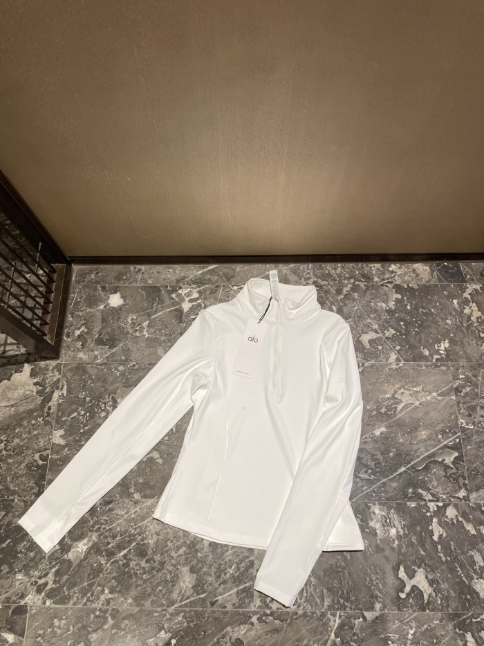 Women Elastic Sports Stand Collar Sweatshirt Yoga clothes,CL35-117
