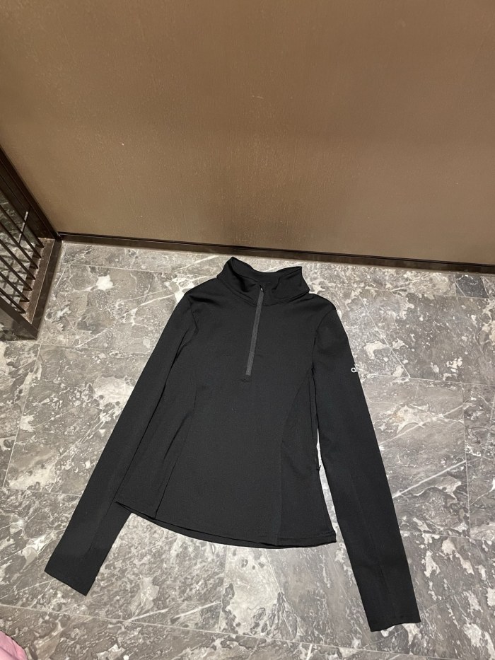 Women Elastic Sports Stand Collar Sweatshirt Yoga clothes,CL35-117