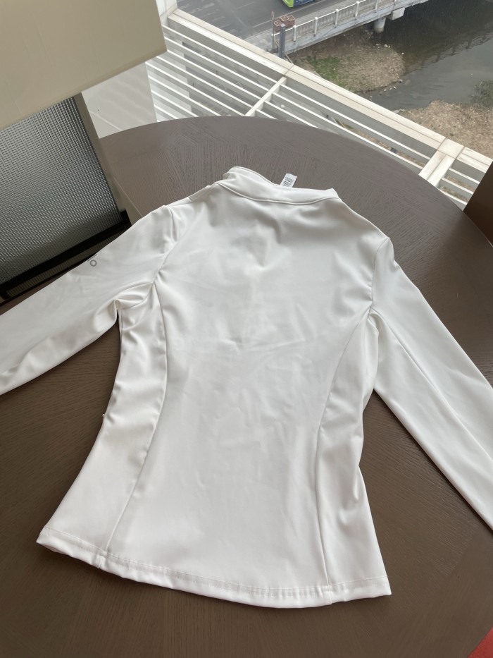 Women Elastic Sports Stand Collar Sweatshirt Yoga clothes,CL35-117
