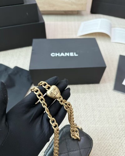 Split leather bag ,4A ,size 17*11cm,  with box,B75-493