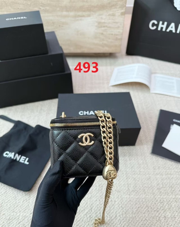 Split leather bag ,4A ,size 17*11cm,  with box,B75-493