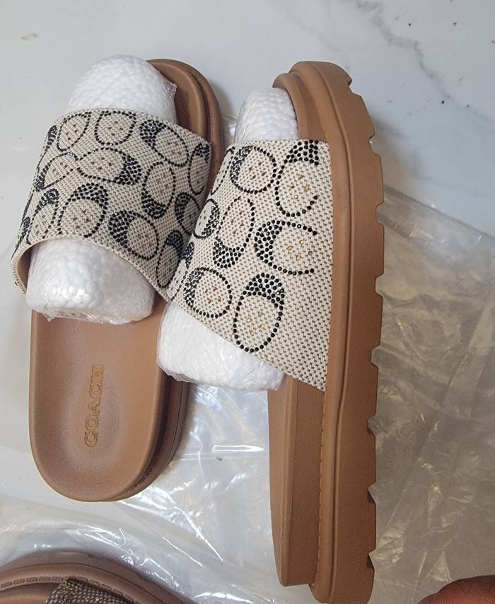 PU flat slipper shoes for men and women, without box, size 36-43, SS29.9-14-15