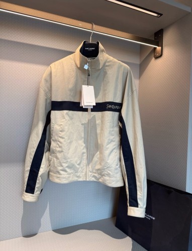 Unisex Embroidered Sporty Loose Casual Stand Collar Jacket clothes, CL110-159