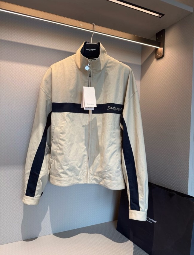 Unisex Embroidered Sporty Loose Casual Stand Collar Jacket clothes, CL110-159