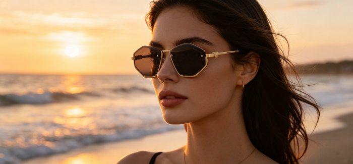 Blue light blocking sunglasses with the box and case ,G25-2225-2231