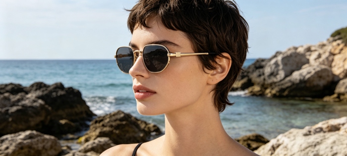 Blue light blocking sunglasses with the box and case ,G25-2213-2218