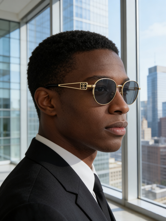 Blue light blocking sunglasses with the box and case ,G25-3562-3567