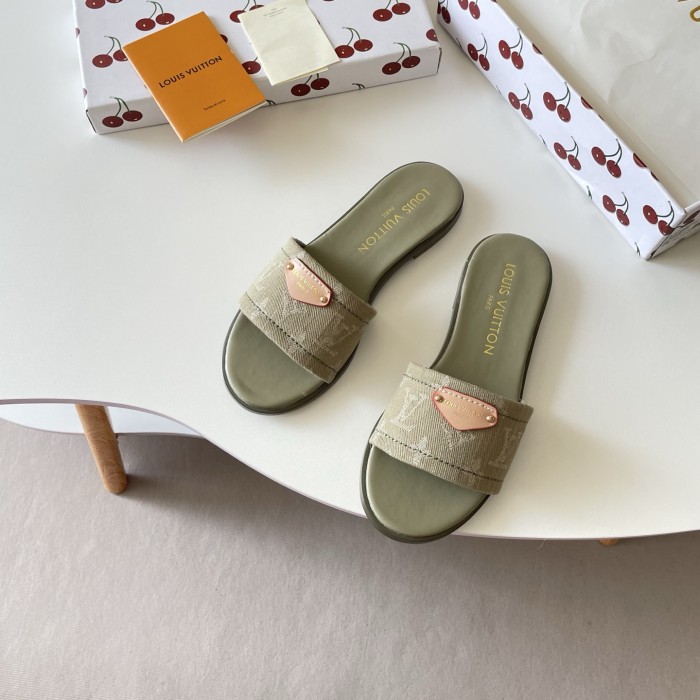 Women's flat slippers shoes, size 35-42, SS50-2107