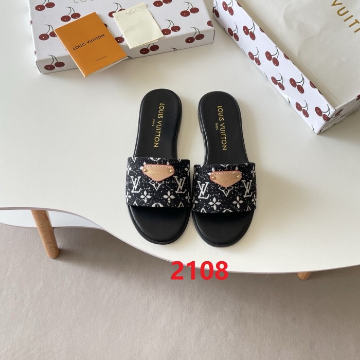 Women's flat slippers shoes, size 35-42, SS50-2108