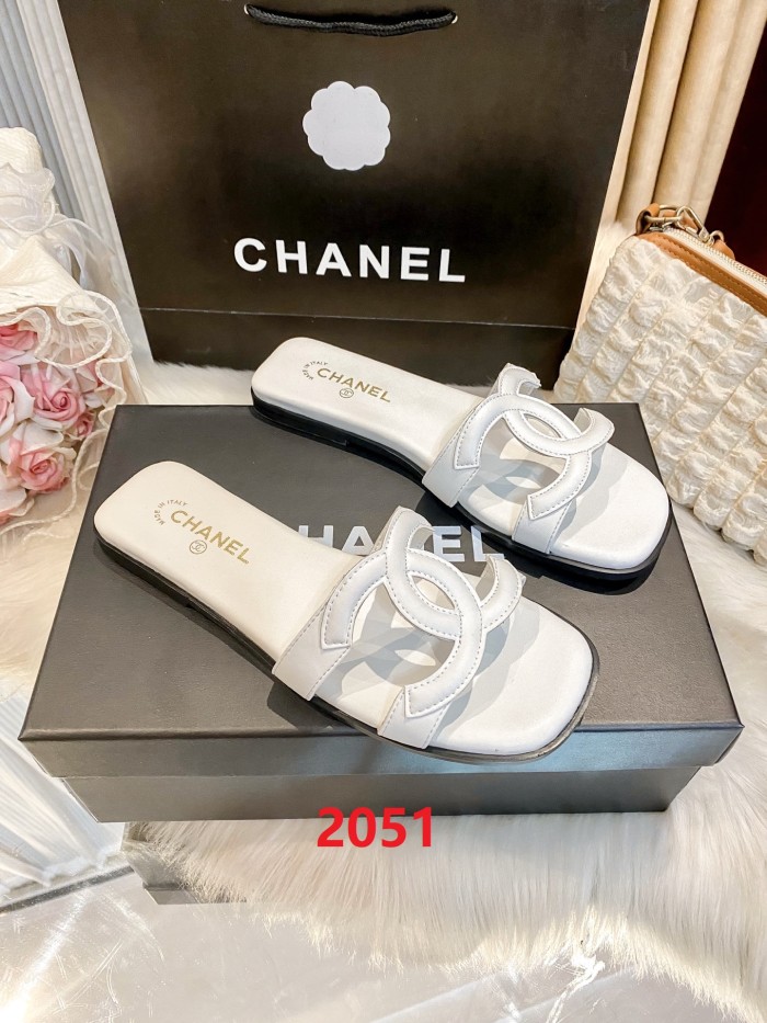 Women's flat slippers shoes, size 35-42, SS50-2051